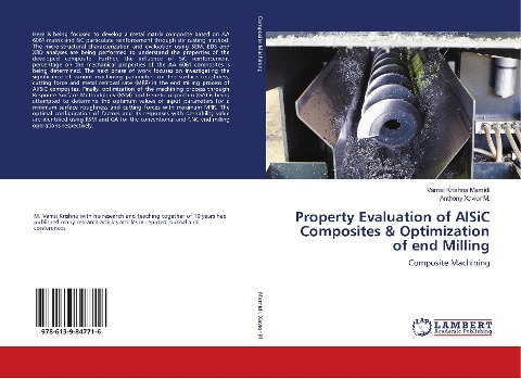Property Evaluation of AlSiC Composites & Optimization of end Milling: Composite Machining