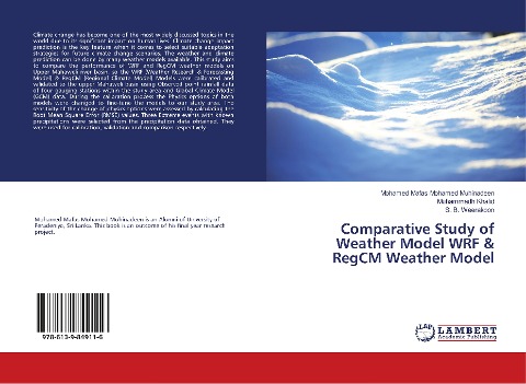 Comparative Study of Weather Model WRF & RegCM Weather Model