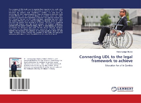 Connecting UDL to the legal framework to achieve: Education for all in Zambia
