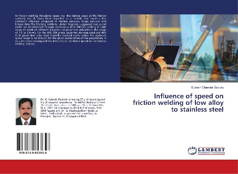 Influence of speed on friction welding of low alloy to stainless steel
