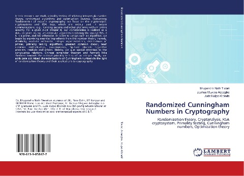 Randomized Cunningham Numbers in Cryptography: Randomization theory, Cryptanalysis, RSA cryptosystem, Primality testing, Cunningham numbers, Optimization theory