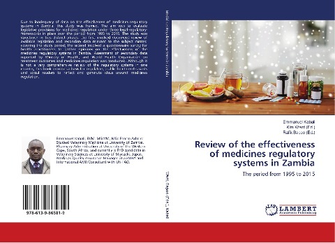 Review of the effectiveness of medicines regulatory systems in Zambia: The period from 1995 to 2015