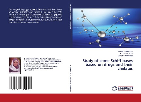 Study of some Schiff bases based on drugs and their chelates