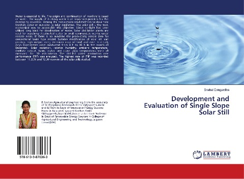 Development and Evaluation of Single Slope Solar Still