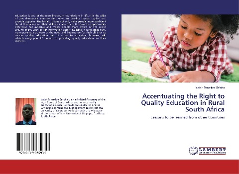 Accentuating the Right to Quality Education in Rural South Africa: Lessons to be learned from other Countries