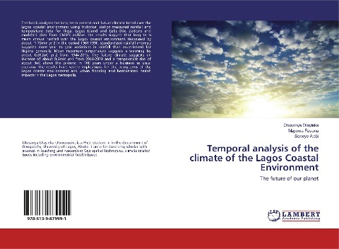 Temporal analysis of the climate of the Lagos Coastal Environment: The future of our planet