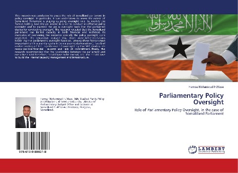 Parliamentary Policy Oversight: Role of Parliamentary Policy Oversight, in the case of Somaliland Parliament