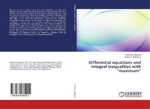 Differential equations and integral inequalities with maximum