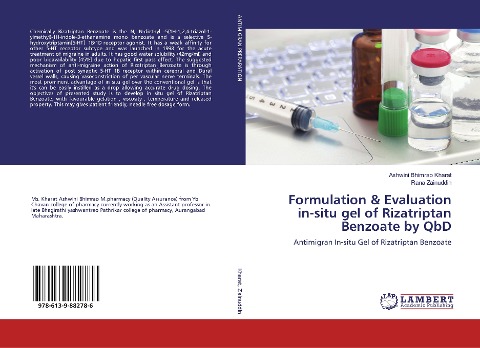 Formulation & Evaluation in-situ gel of Rizatriptan Benzoate by QbD: Antimigran In-situ Gel of Rizatriptan Benzoate