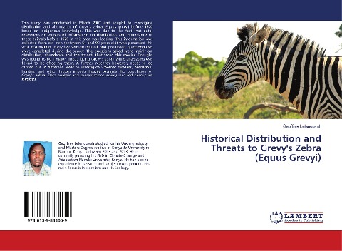 Historical Distribution and Threats to Grevys Zebra (Equus Grevyi)
