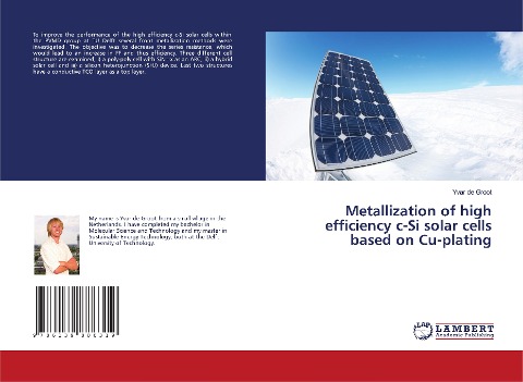 Metallization of high efficiency c-Si solar cells based on Cu-plating