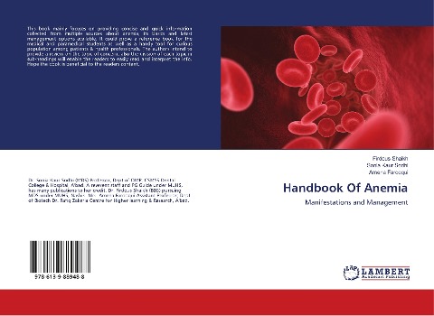 Handbook Of Anemia: Manifestations and Management