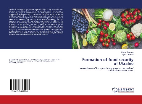 Formation of food security of Ukraine: in conditions of European integration on the basis of sustainable development