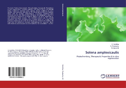 Solena amplexicaulis: Phytochemistry, Therapeutic Properties & In vitro regeneration