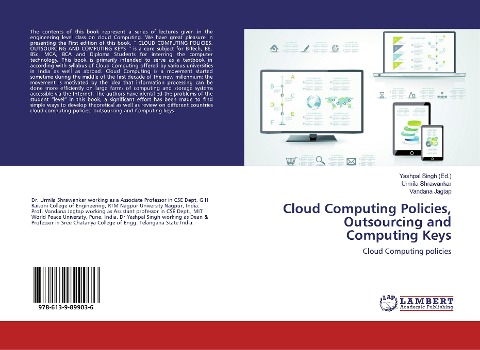 Cloud Computing Policies, Outsourcing and Computing Keys: Cloud Computing policies