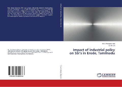 Impact of industrial policy on SSIs in Erode, Tamilnadu