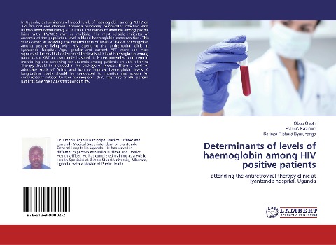 Determinants of levels of haemoglobin among HIV positive patients: attending the antiretroviral therapy clinic at lyantonde hospital, Uganda