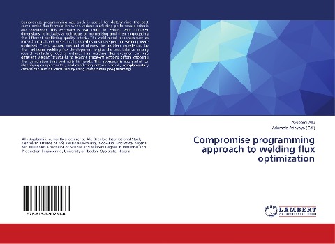 Compromise programming approach to welding flux optimization