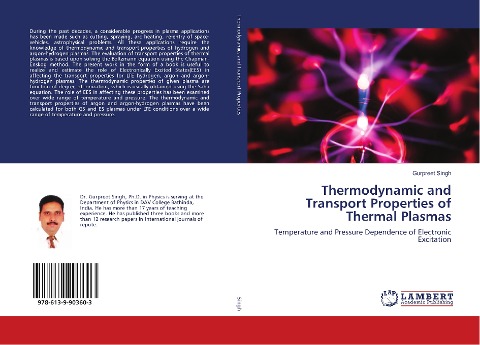 Thermodynamic and Transport Properties of Thermal Plasmas: Temperature and Pressure Dependence of Electronic Excitation