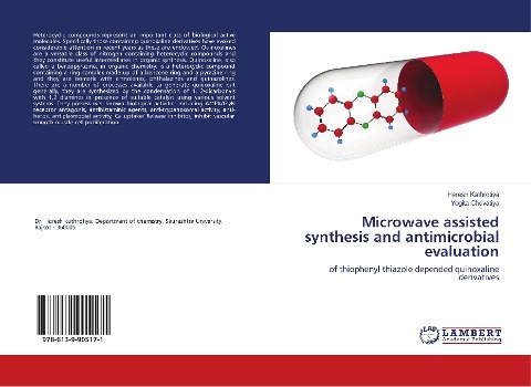 Microwave assisted synthesis and antimicrobial evaluation: of thiophenyl thiazole depended quinoxaline derivatives