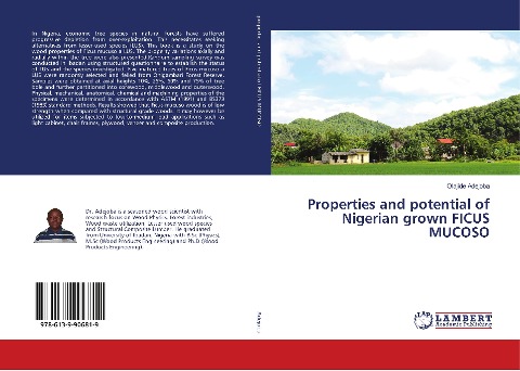 Properties and potential of Nigerian grown FICUS MUCOSO