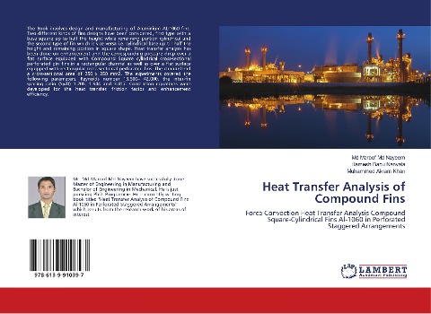 Heat Transfer Analysis of Compound Fins: Force Convection Heat Transfer Analysis Compound Square-Cylindrical Fins Al-1060 in Perforated Staggered Arrangements