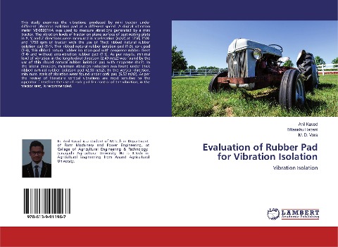 Evaluation of Rubber Pad for Vibration Isolation: Vibration Isolation