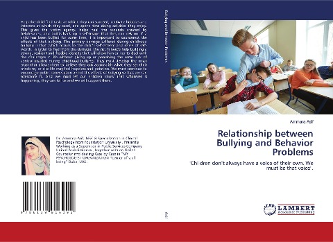 Relationship between Bullying and Behavior Problems: "Children don't always have a voice of their own. We must be that voice".