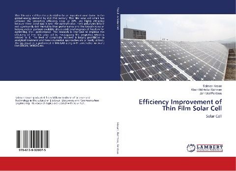 Efficiency Improvement of Thin Film Solar Cell: Solar Cell
