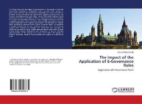 The Impact of the Application of E-Governance Rules: Application of E-Governance Rules