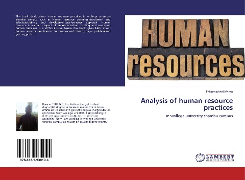 Analysis of human resource practices: in wollega university shambu campus