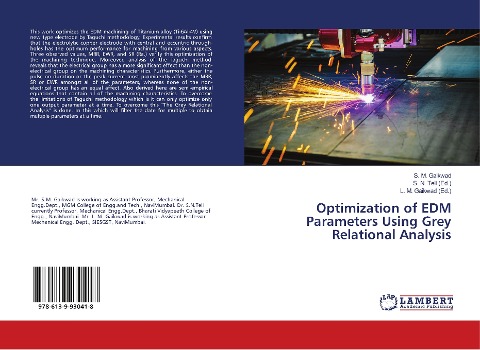 Optimization of EDM Parameters Using Grey Relational Analysis