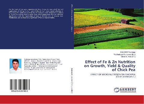 Effect of Fe & Zn Nutrition on Growth, Yield & Quality of Chick Pea: EFFECT OF MICRO NUTRITION ON CHICKPEA (Cicer arietinum L.)