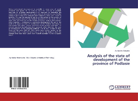 Analysis of the state of development of the province of Podlasie