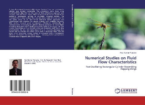Numerical Studies on Fluid Flow Characteristics: Past Oscillating Rectangular Cylinder Resembling Flapping Wings