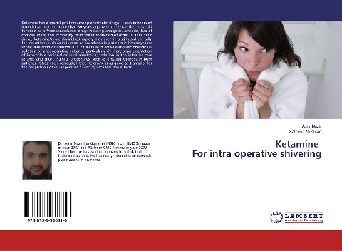 Ketamine For intra operative shivering