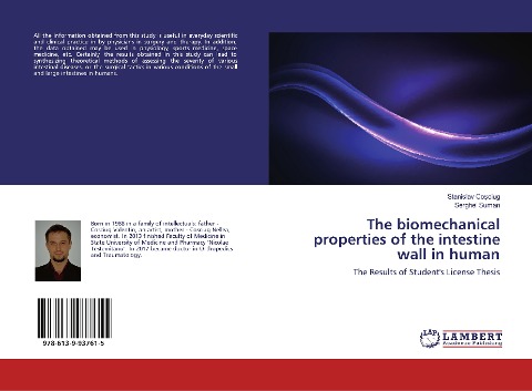 The biomechanical properties of the intestine wall in human: The Results of Students License Thesis