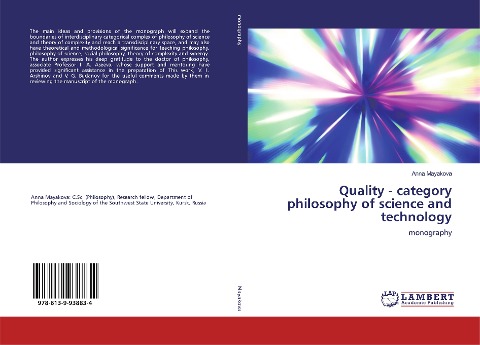 Quality - category philosophy of science and technology: monography
