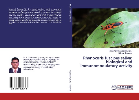 Rhynocoris fuscipes saliva: biological and immunomodulatory activity