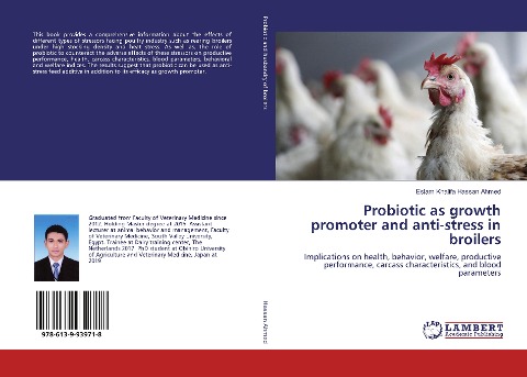 Probiotic as growth promoter and anti-stress in broilers: Implications on health, behavior, welfare, productive performance, carcass characteristics, and blood parameters