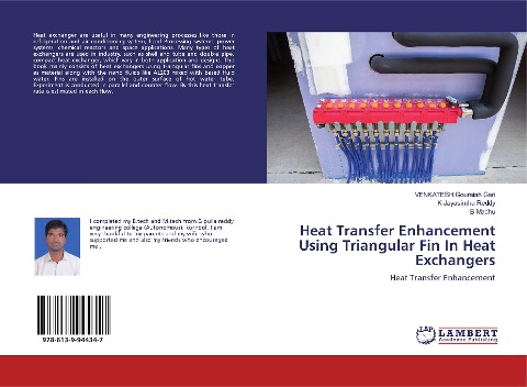 Heat Transfer Enhancement Using Triangular Fin In Heat Exchangers: Heat Transfer Enhancement