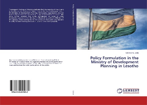 Policy Formulation in the Ministry of Development Planning in Lesotho