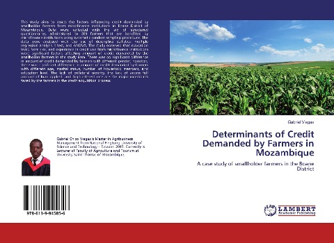 Determinants of Credit Demanded by Farmers in Mozambique: A case study of smallholder farmers in the Boane District