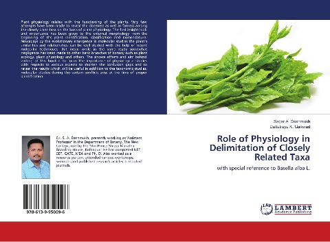 Role of Physiology in Delimitation of Closely Related Taxa: with special reference to Basella alba L.