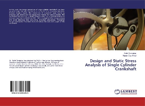 Design and Static Stress Analysis of Single Cylinder Crankshaft