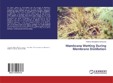 Membrane Wetting During Membrane Distillation