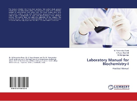 Laboratory Manual for Biochemistry-I: Practical Manual