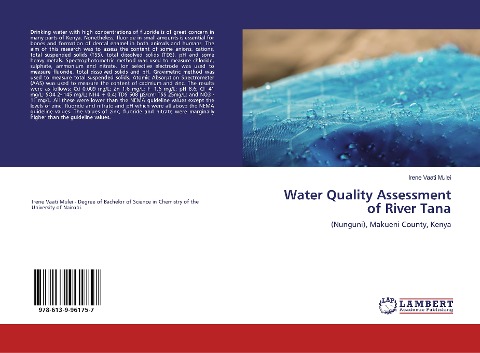 Water Quality Assessment of River Tana: (Nunguni), Makueni County, Kenya