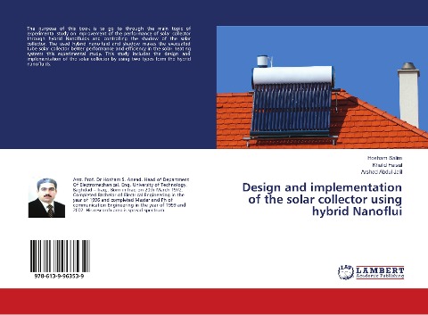 Design and implementation of the solar collector using hybrid Nanoflui