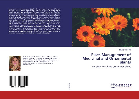 Pests Management of Medicinal and Ornamental plants: PM of Medicinal and Ornamental plants